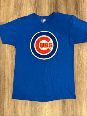 Men’s Chicago Cubs MLB Royal Blue T-Shirt with Official Logo